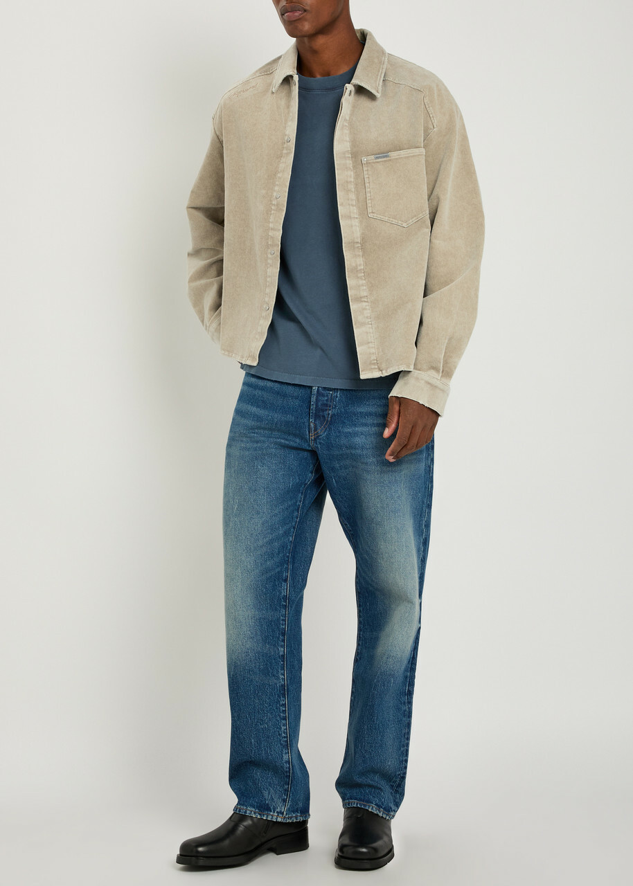 Represent Sierra Corduroy Overshirt Khaki