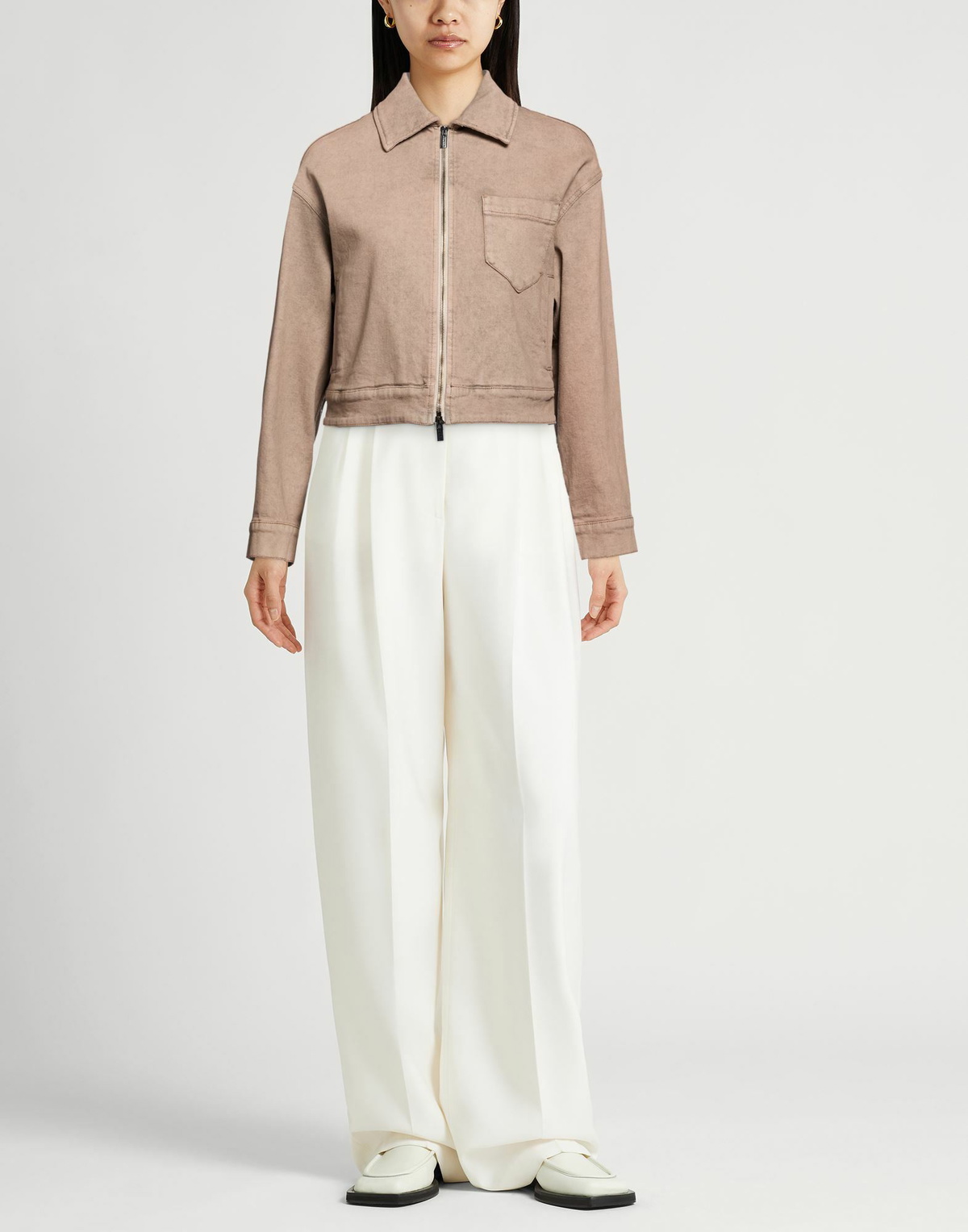 Peserico Womens Denim outerwear Sand