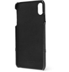 Valentino - Valentino Garavani Full-Grain Leather iPhone XS Case - Black