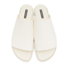 Ann Demeulemeester White Slip-On Sandals