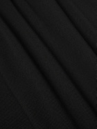 McQueen - Harness-Detailed Cotton-Piqué Polo Shirt - Black