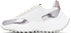 Casablanca White & Silver Atlantis Sneakers