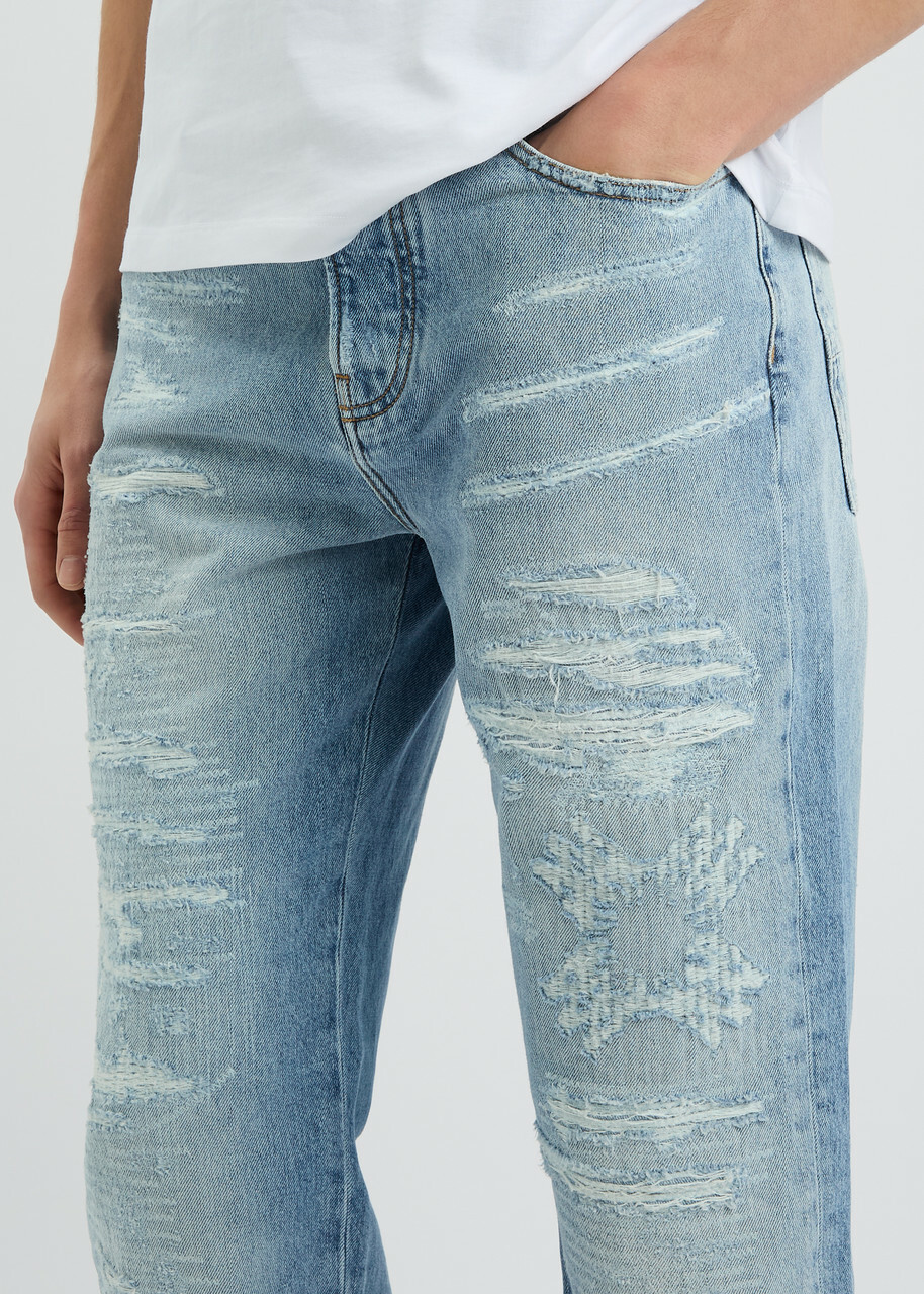 Quad Repaired Jeans