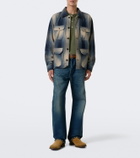 RRL Plaid wool twill shirt
