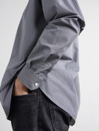 TOTEME - Striped Cotton-Poplin Shirt - Gray