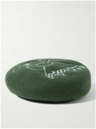 KENZO - Souvenir Embroidered Wool Beret