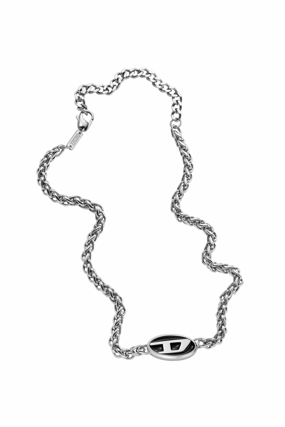 Diesel Stainless steel chain necklace - Necklaces - Unisex - Silver