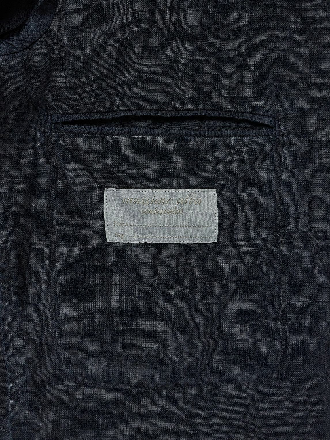 Massimo Alba - Catch2 Linen Suit Jacket - Blue