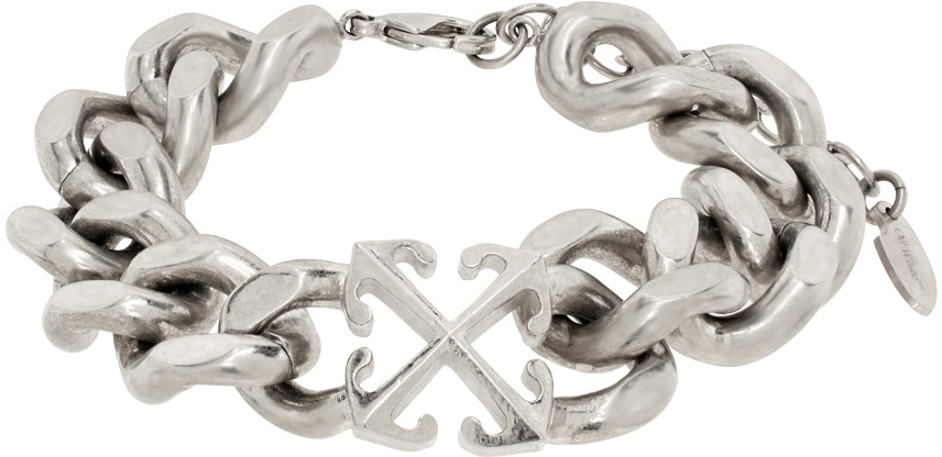 Photo: Off-White Silver Arrow Chain Bracelet