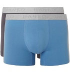 Hanro - Two-Pack Stretch-Cotton Boxer Briefs - Multi