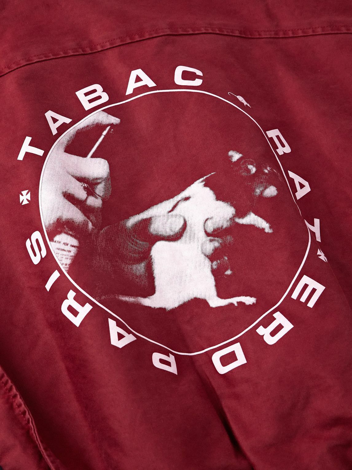 Enfants Riches Déprimés - Tabac Rat Logo-Print Colour-Block Cotton