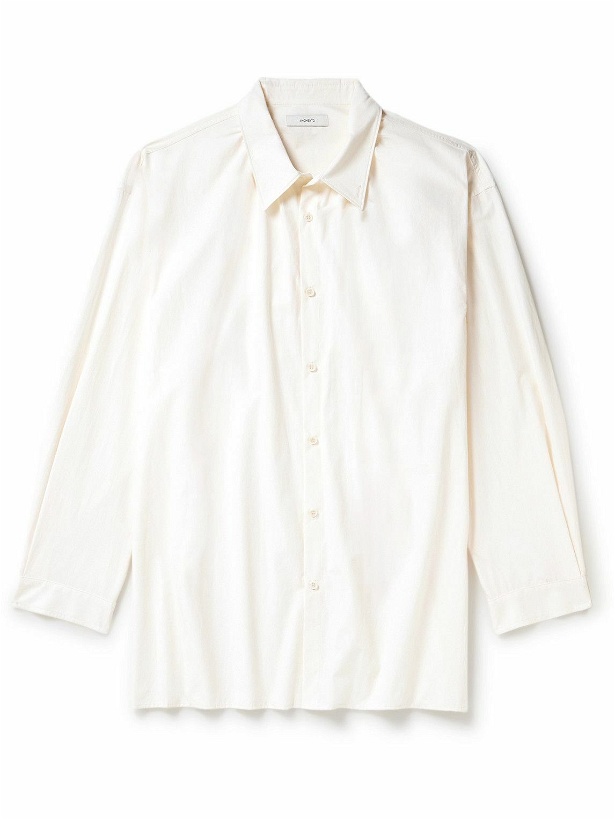 Photo: Amomento - Oversized Organic Cotton-Poplin Shirt - White