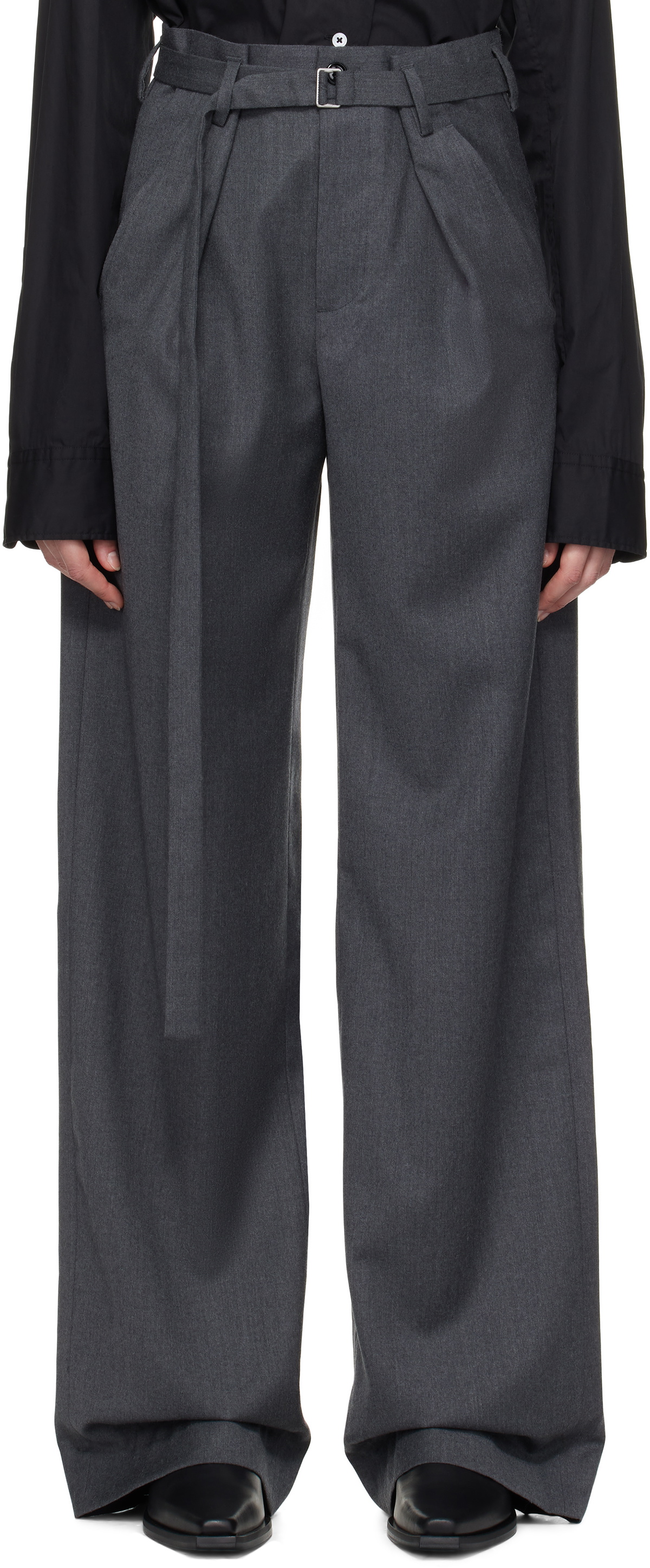 Ann Demeulemeester Black Evelien Trousers Ann Demeulemeester