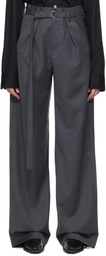 Ann Demeulemeester Gray Linna High-Comfort Trousers