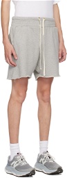 Les Tien Gray Lightweight Shorts