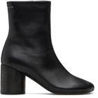 MM6 Maison Margiela Black Anatomic Ankle Boots
