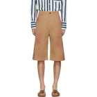 Jacquemus Tan Le Short Terraio Shorts