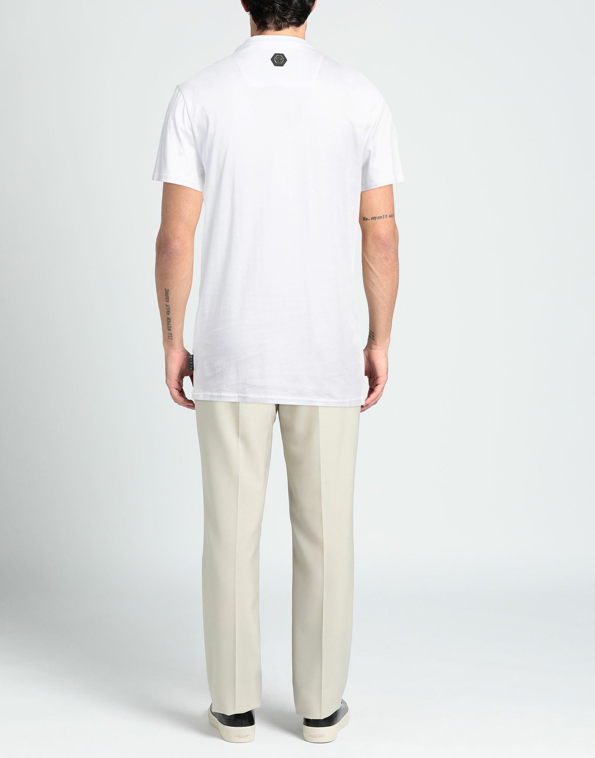 Philipp Plein Mens T-shirt in White