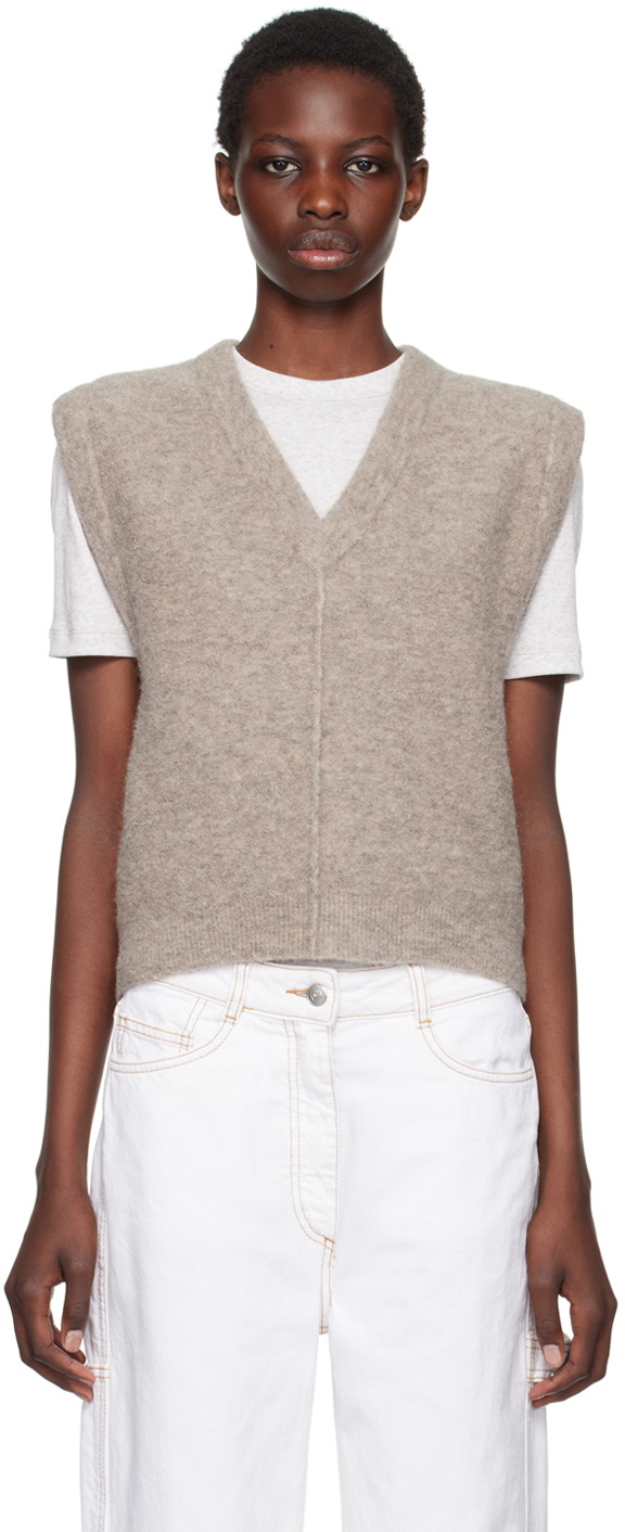 Lauren Manoogian Wide V Neck in Dust