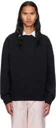 JW Anderson Black Embroidered Sweatshirt