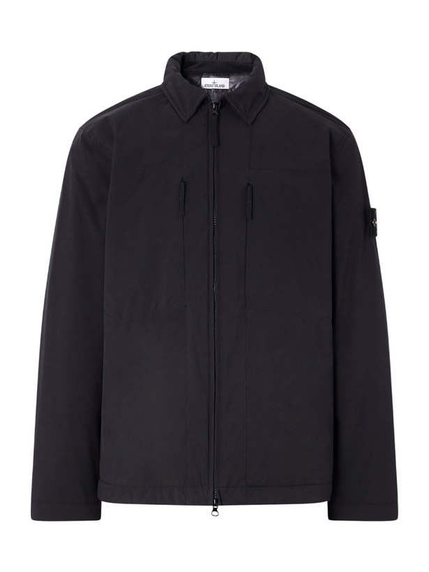 Photo: Stone Island - Recycled Shell-R_e.dye® Padded Jacket - Black