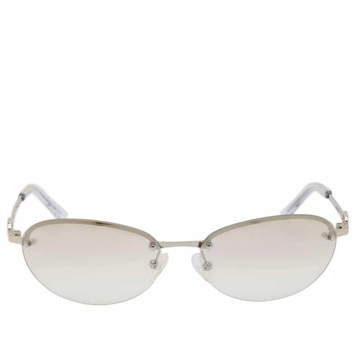 Le Specs Slinky Sunglasses in Silver 