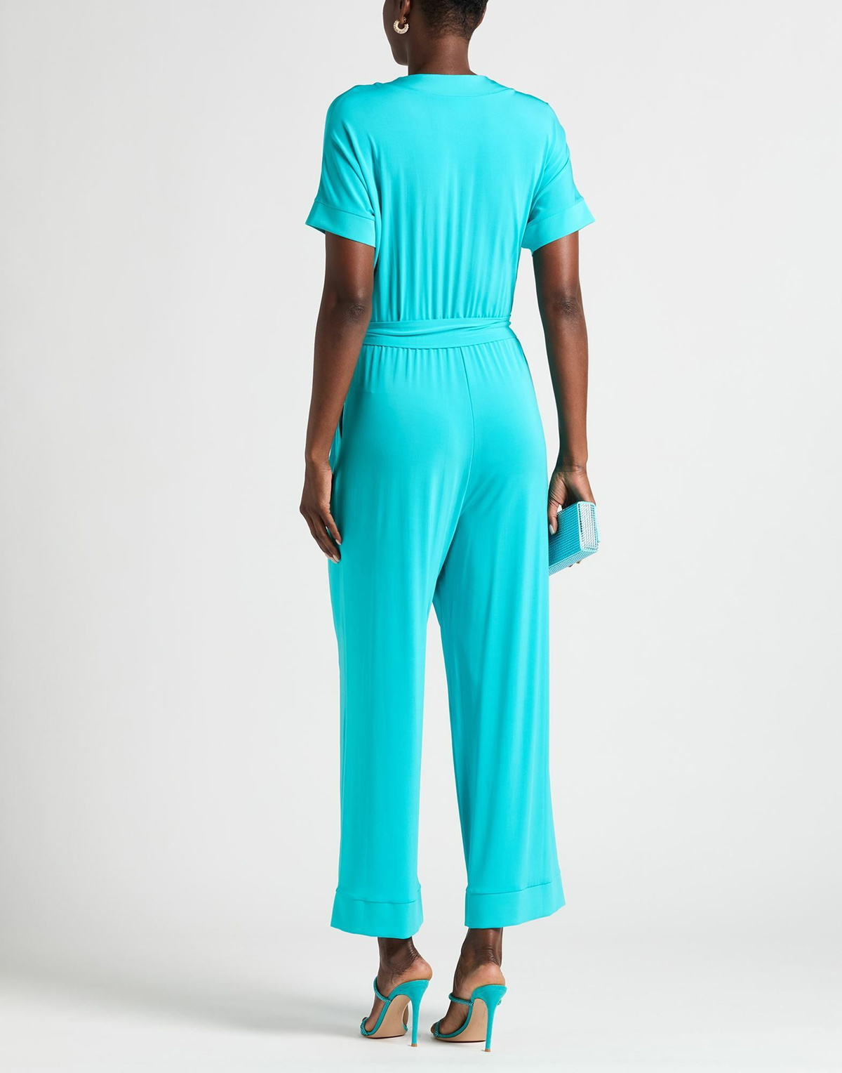 Max Mara Womens Jumpsuit Turquoise