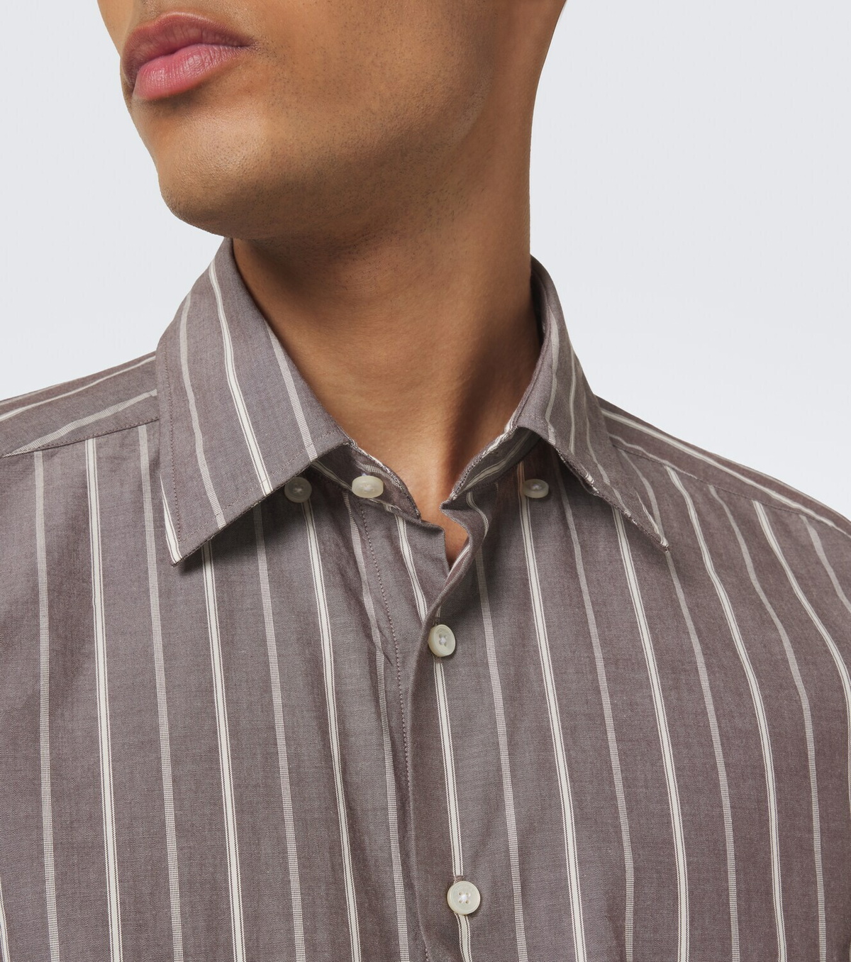 Slowear Striped cotton shirt