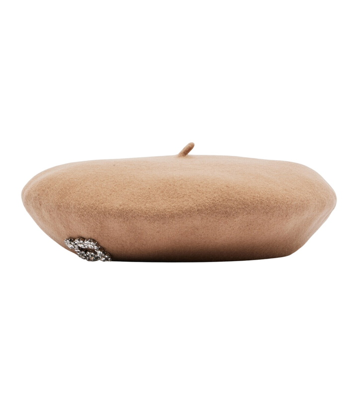 Photo: Roger Vivier Embellished wool beret