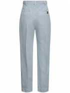 BRUNELLO CUCINELLI Cotton & Linen Wide Pants