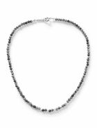 Marant - Silver-Tone and Howlite Beaded Necklace
