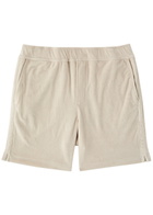 Paige Lee Cotton-blend Terry Shorts Cream