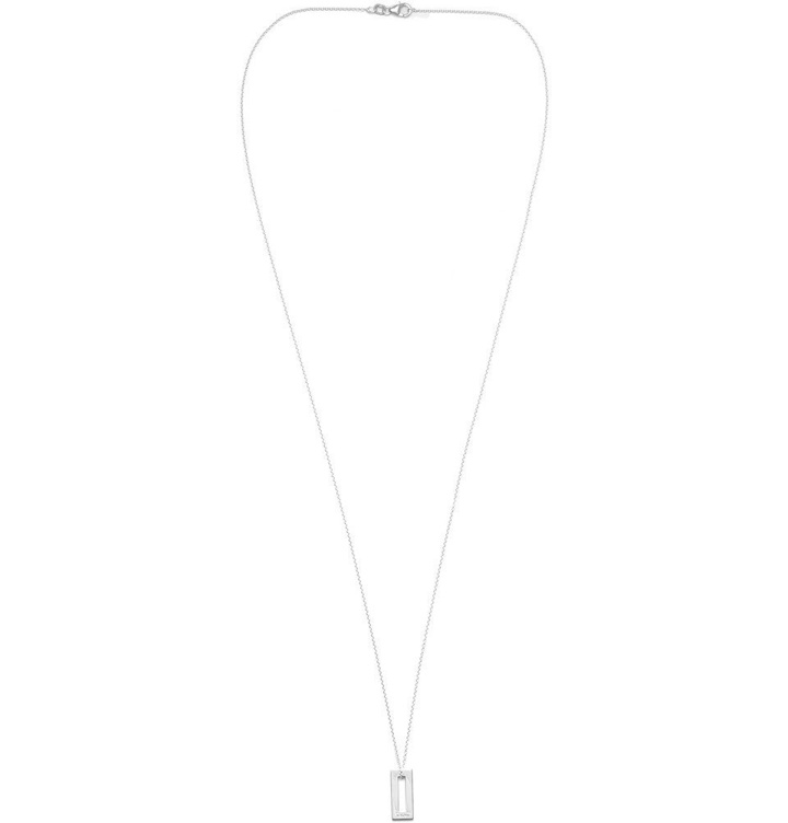 Photo: Le Gramme - 15/10ths Brushed Sterling Silver Necklace - Silver