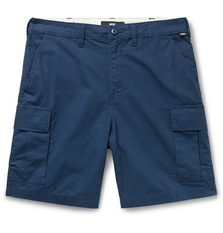 Photo: Vans - Cotton-Ripstop Cargo Shorts - Blue