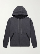 Moncler - Cotton Zip-Up Hoodie - Gray