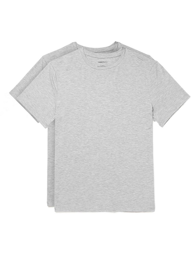 Photo: Organic Basics - Two-Pack Stretch-TENCEL T-Shirts - Gray