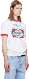 Dsquared2 White D2 Daywear New Cool Fit T-shirt