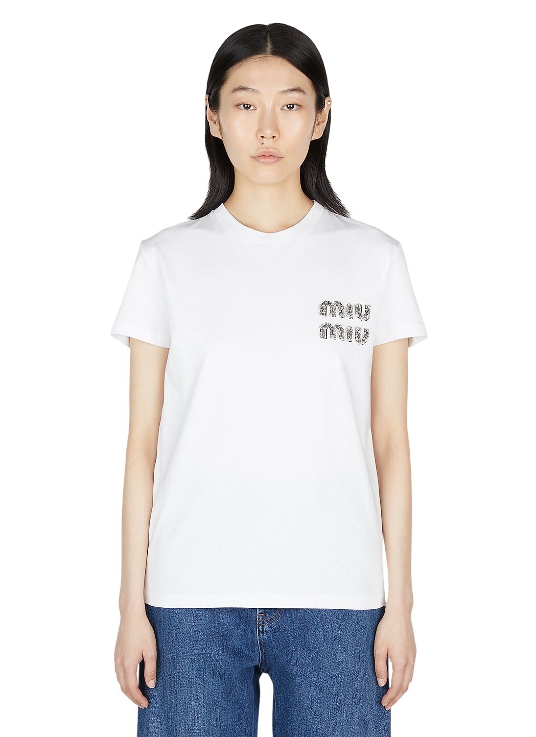 Miu Miu Off-White Organza Shirt Miu Miu