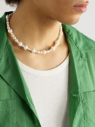 M. Cohen - Perlina Sterling Silver and Pearl Necklace