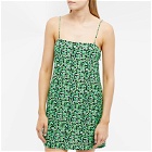 Rotate Women's Sunday Fine Jacquard Maxi Dress in Classic Green Combi
