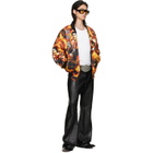 LU'U DAN BRUCE LEE x LỰU ĐẠN Black LỰU Bells Bell Bottom Leather Pants