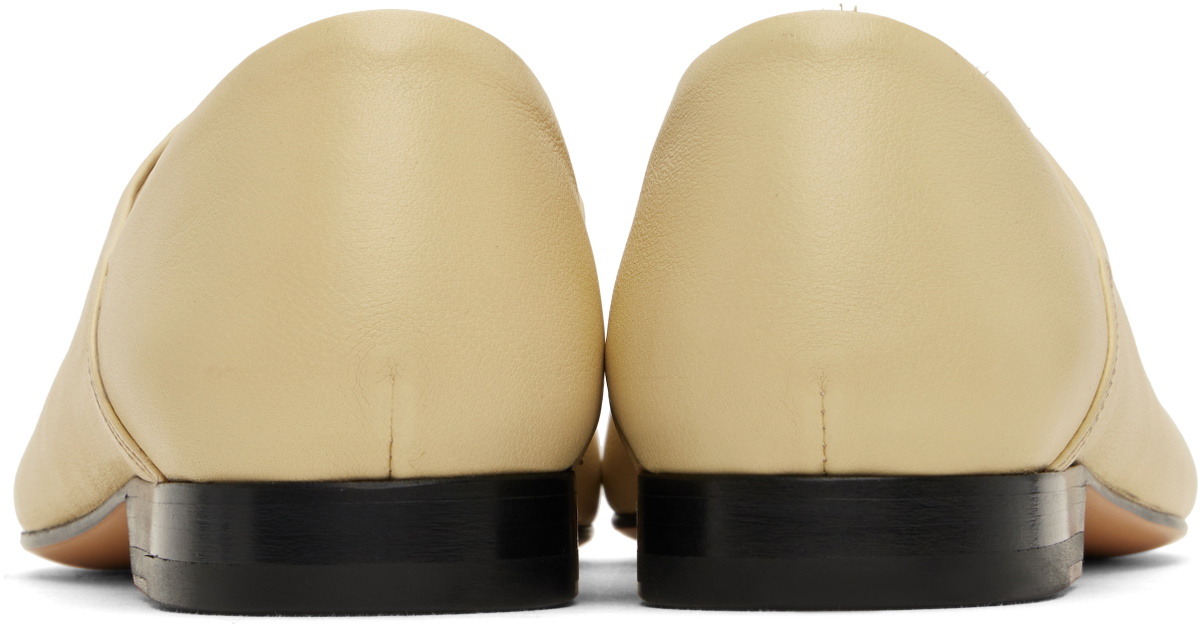 LEMAIRE Beige Leather Slippers