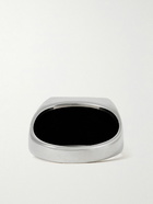 Ellie Mercer - Sterling Silver and Resin Ring - Silver