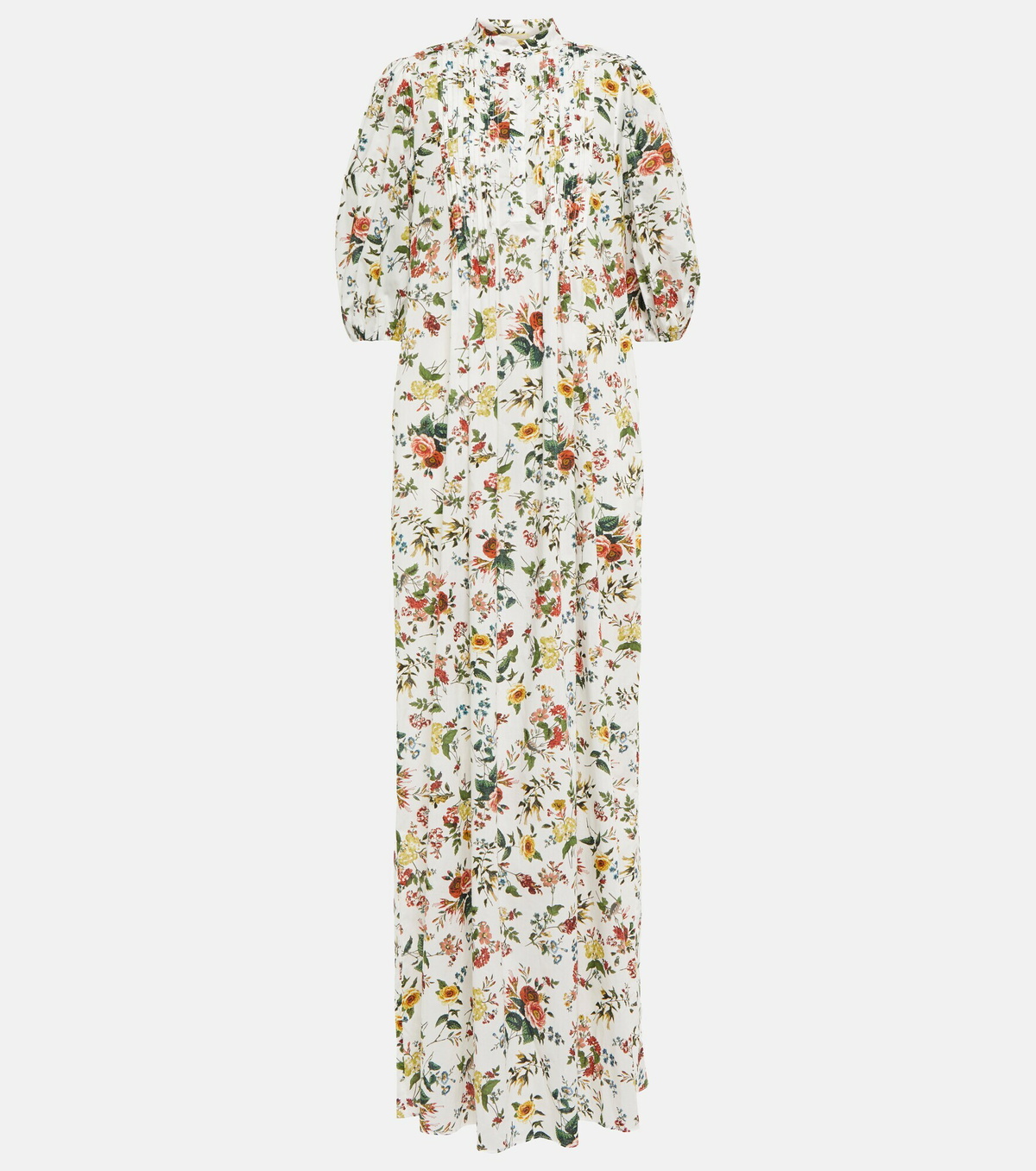 Robe Longue Erdem En Soie Noire - Taille 42 - Modèle Floral - Parfaite Pour Toutes Les Saisons
