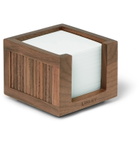Linley - Tambour Walnut Note Holder - Brown
