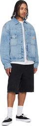 Carhartt Work In Progress Blue Belmar Denim Jacket