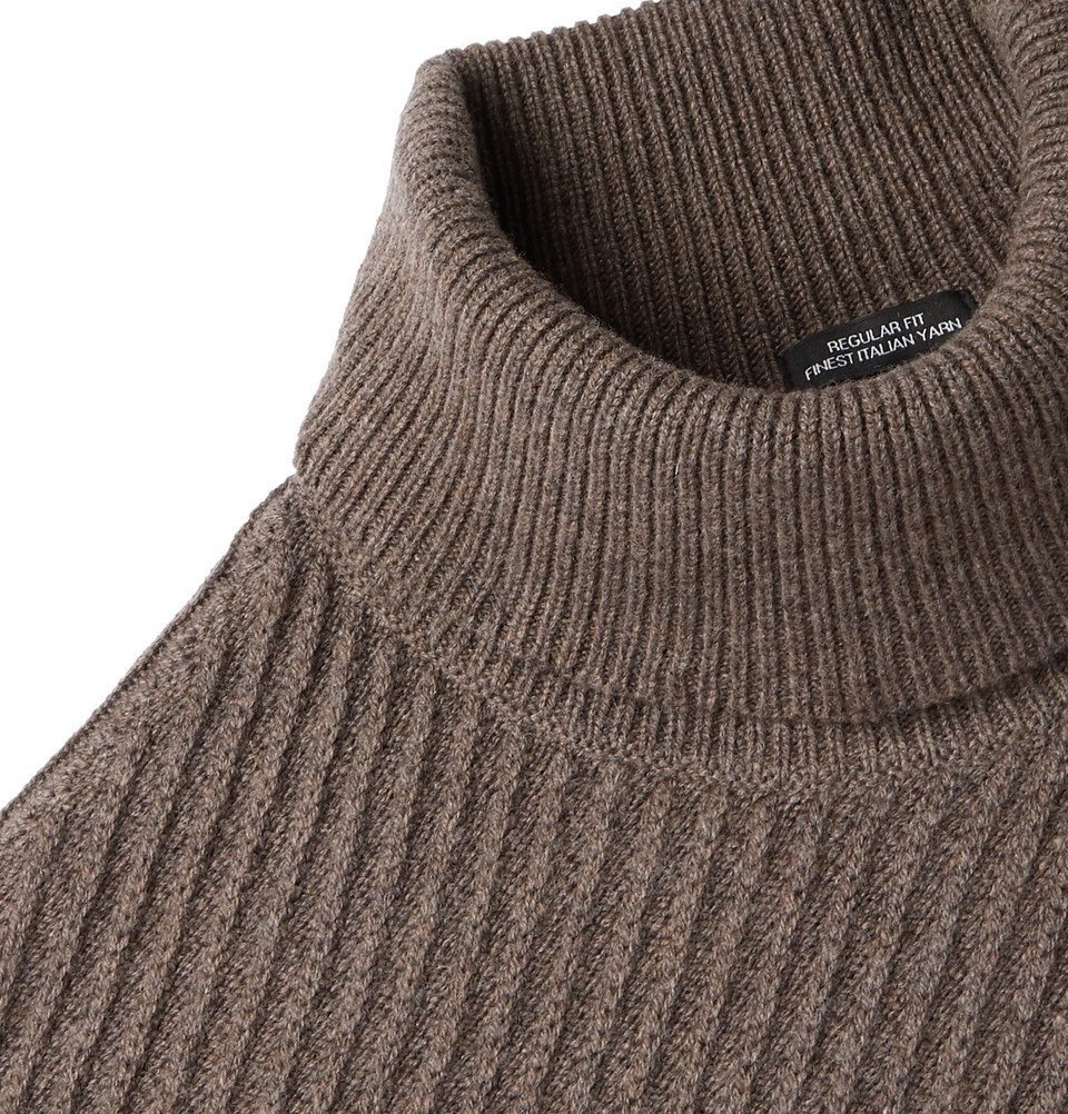BOSS - Wool-cashmere sweater with frill details