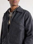 3sixteen - Cycling Wool-Blend Felt Jacket - Gray