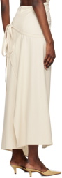 Baserange Off-White Venn Maxi Skirt
