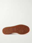 Polo Ralph Lauren - Bedford Suede-Trimmed Leather Sneakers - White